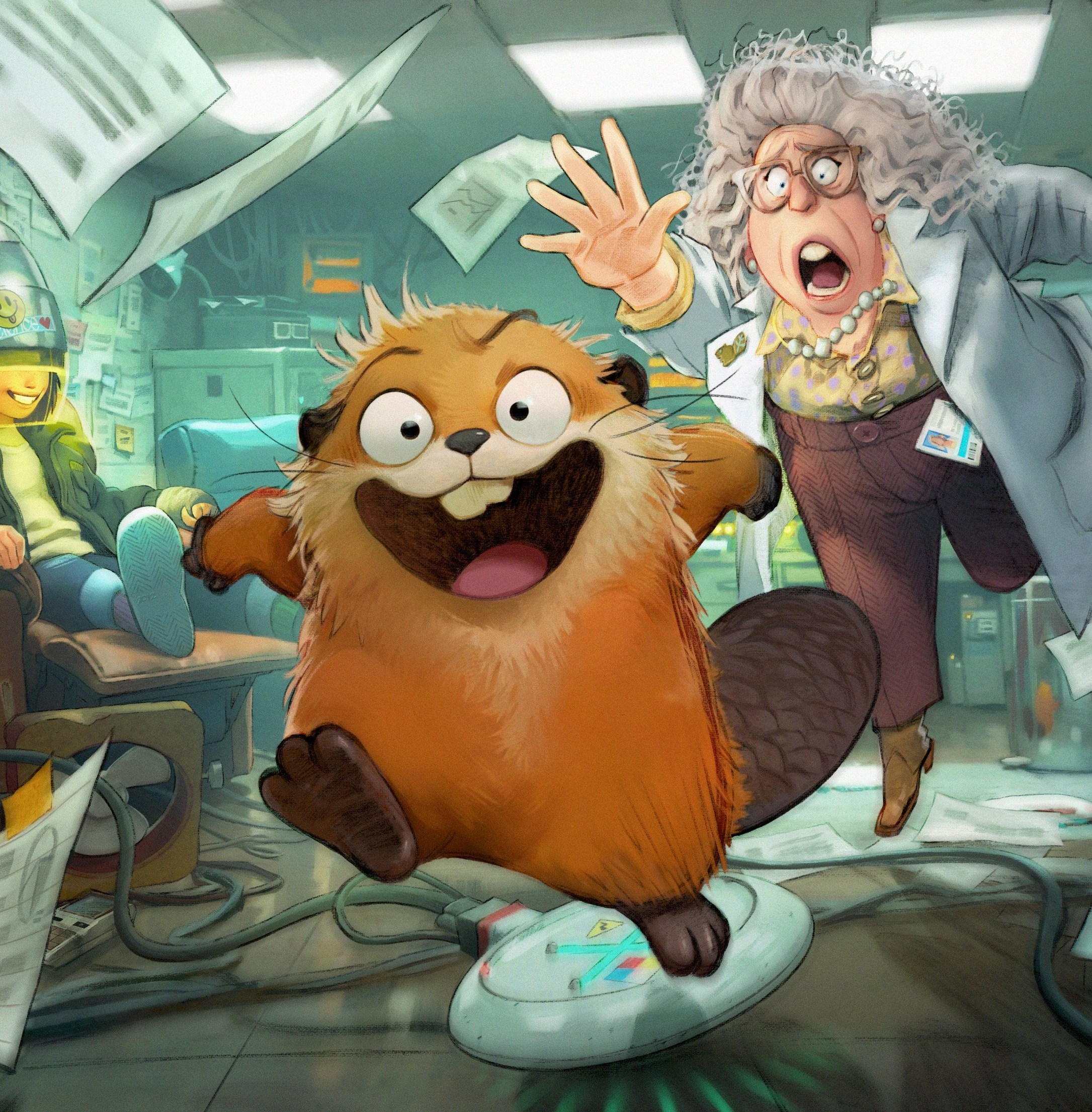 Pixar and We Bare Bears creator team on Hoppers, a beaver brain-swap comedy