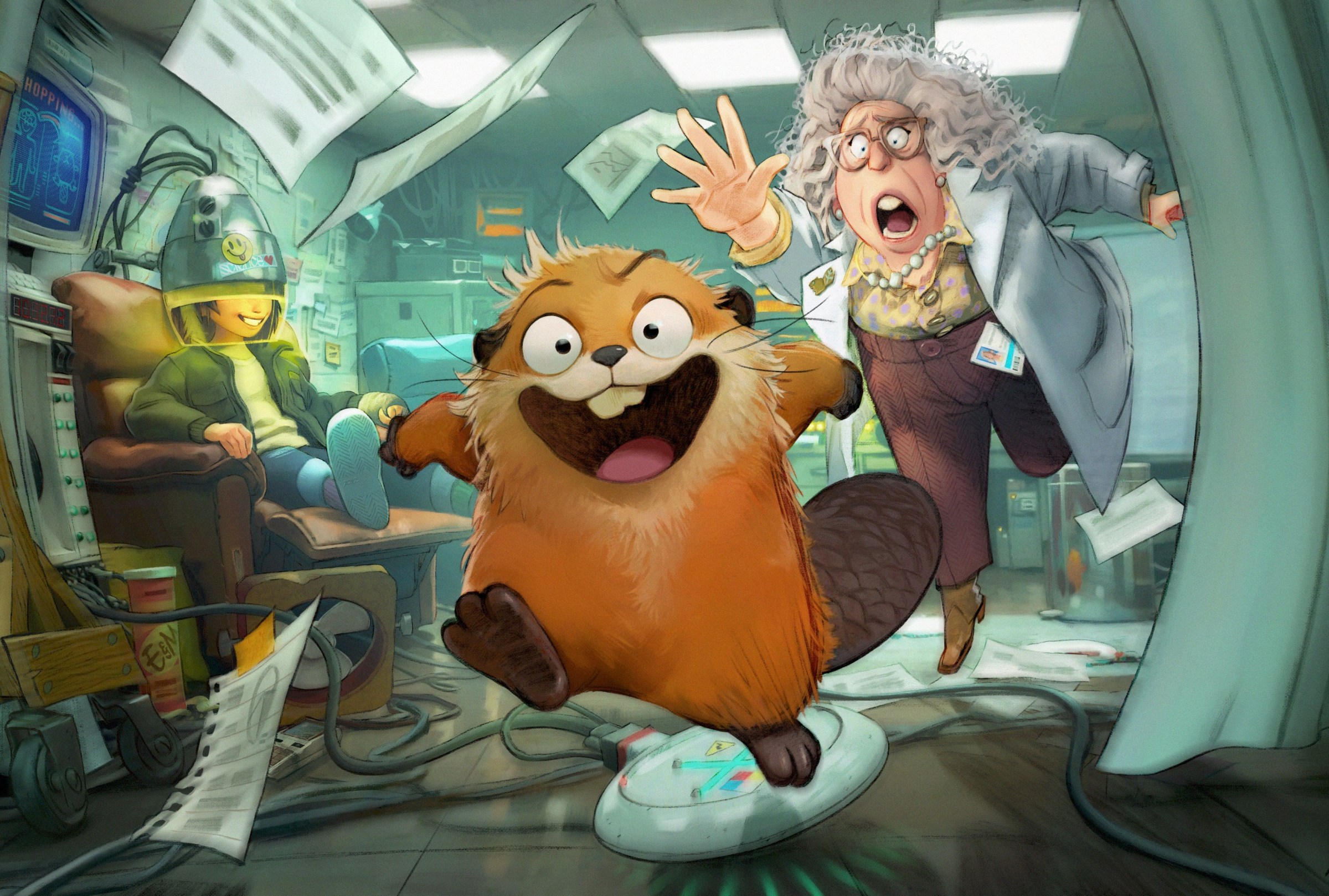 Pixar and We Bare Bears creator team on Hoppers, a beaver brain-swap comedy