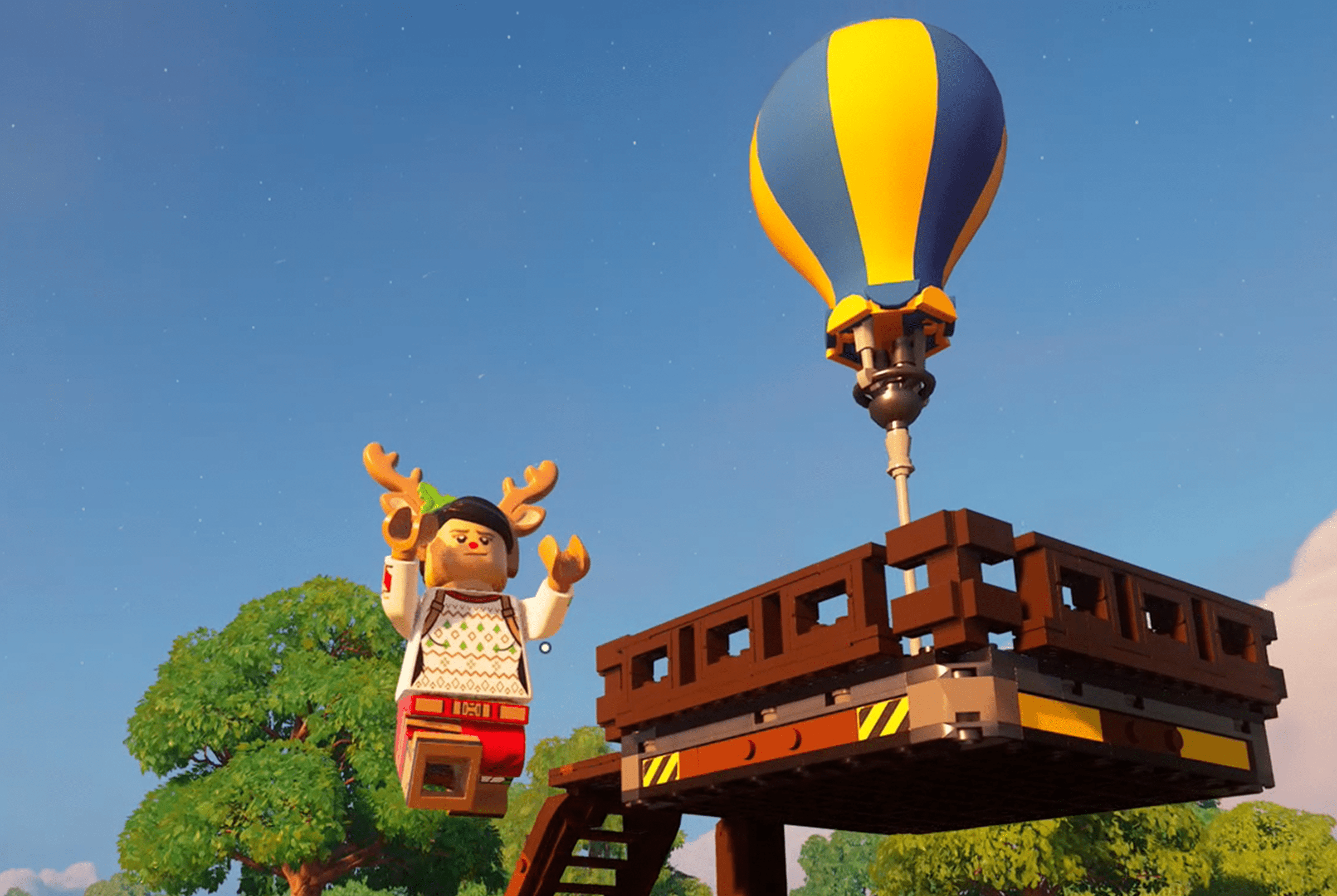 How to make a balloon in Lego Fortnite