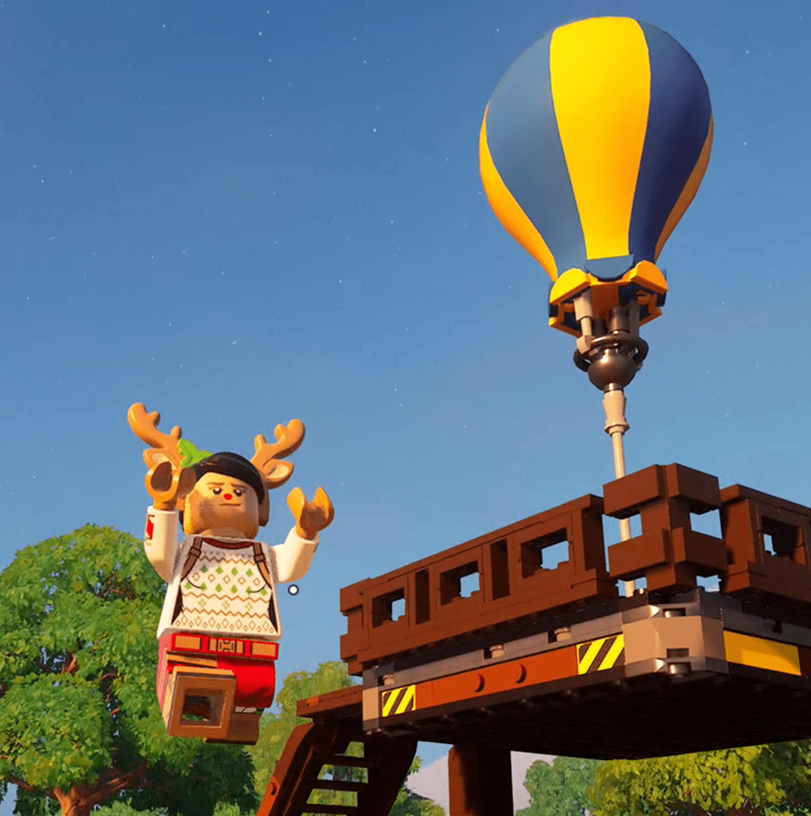 How to make a balloon in Lego Fortnite