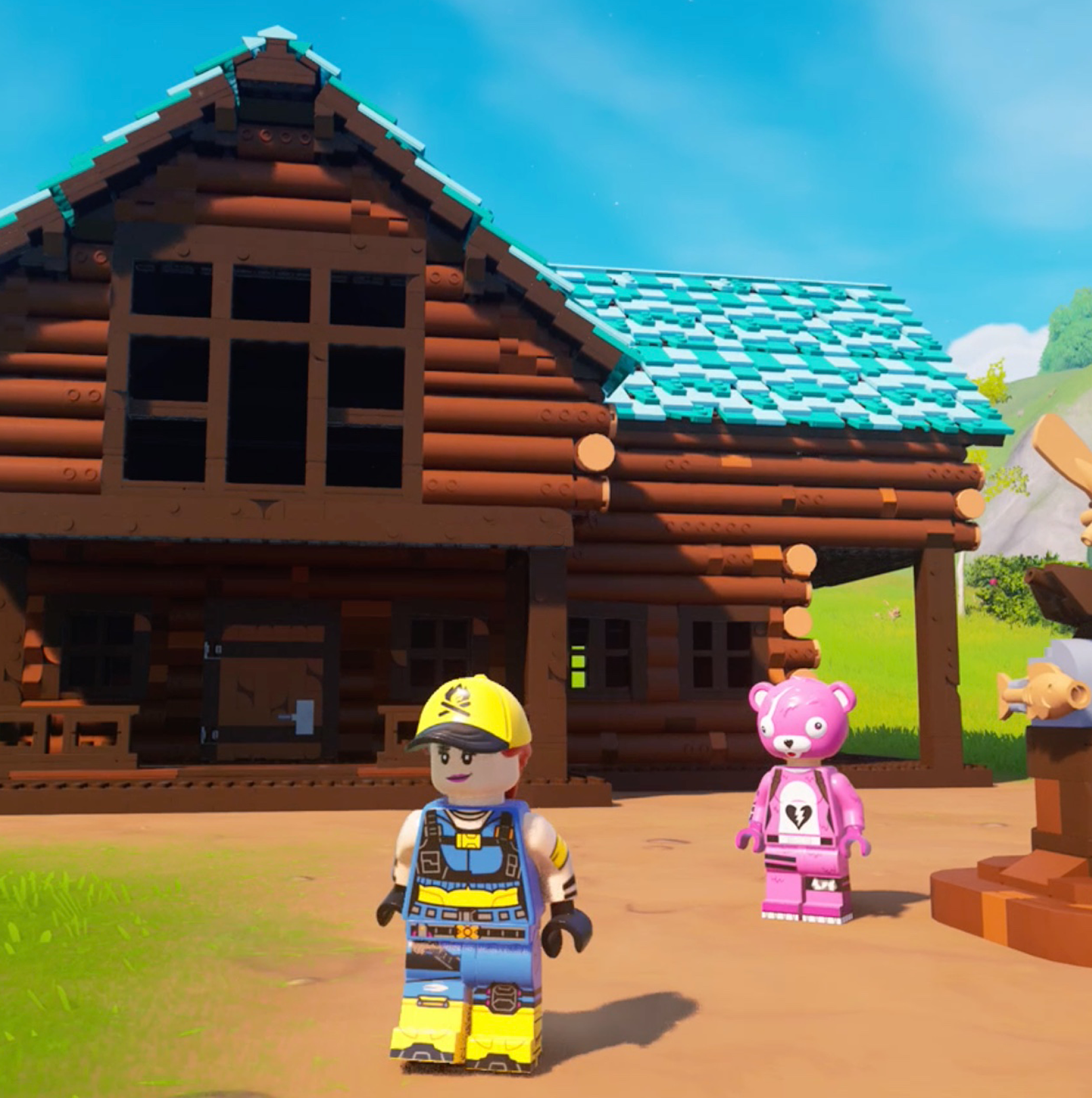 How to upgrade a village in Lego Fortnite