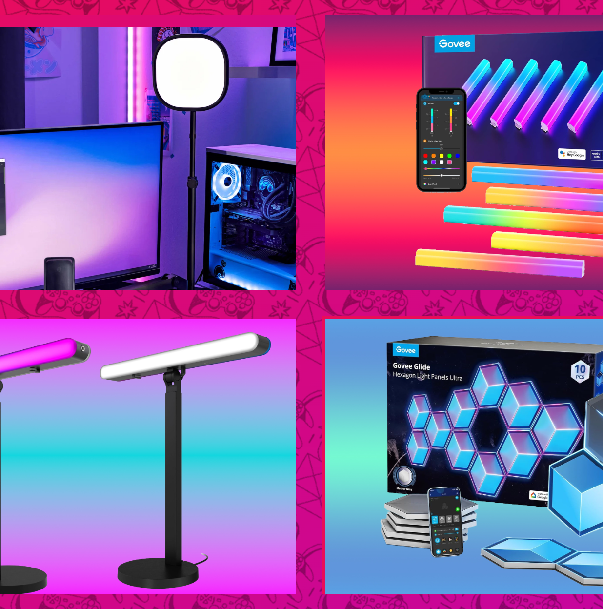 Bring your gaming setup to life with our collection of the best RGB lighting kits